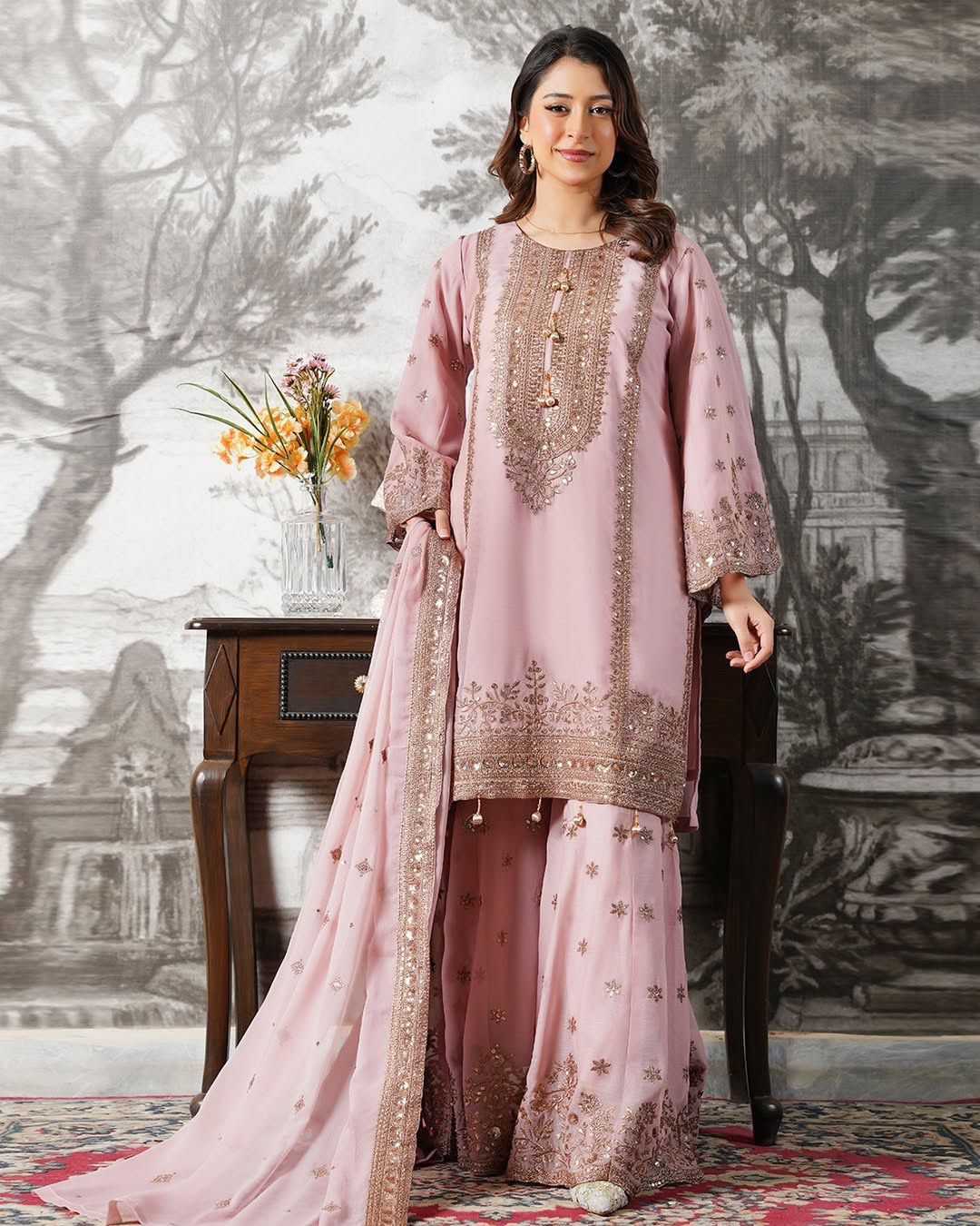 YNF Wholesale FENDY Embroidery Suits KESH499 890 | Surat Manufacturer