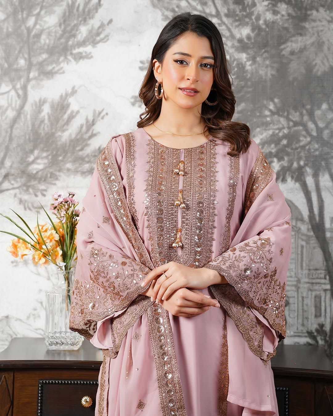 YNF Wholesale FENDY Embroidery Suits KESH499 890 | Surat Manufacturer