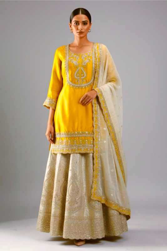 YNF Wholesale Chinon Silk Sharara Salwar Suits KESH499 908 | Surat Manufacturer