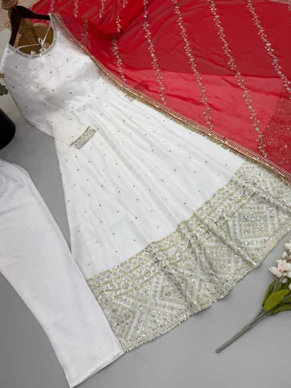 YNF Wholesale Heavy Chinnon Silk Embroidery Suits KESH499 915 | Surat Manufacturer