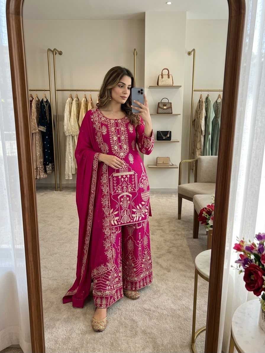 YNF Wholesale Vichitra Silk Sharara Salwar Suits KESH506 1248 | Surat Manufacturer