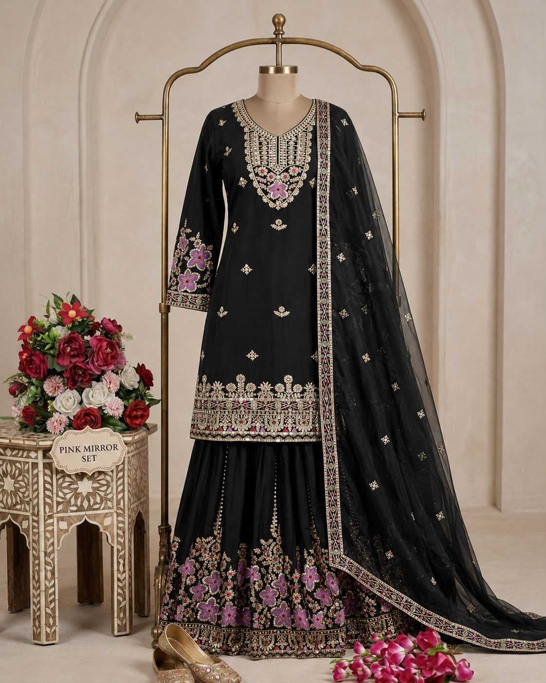 YNF Wholesale Chinon Silk Embroidery Suits KESH506 1273 | Surat Manufacturer
