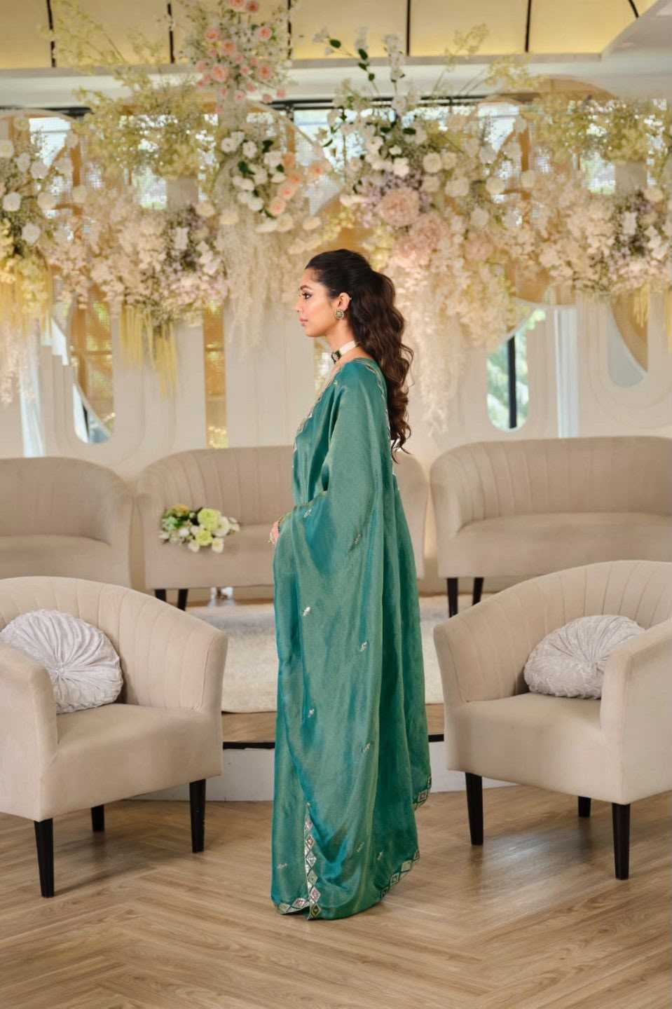 YNF Wholesale Dull Moss Embroidery Suits KESH506 1275 | Surat Manufacturer