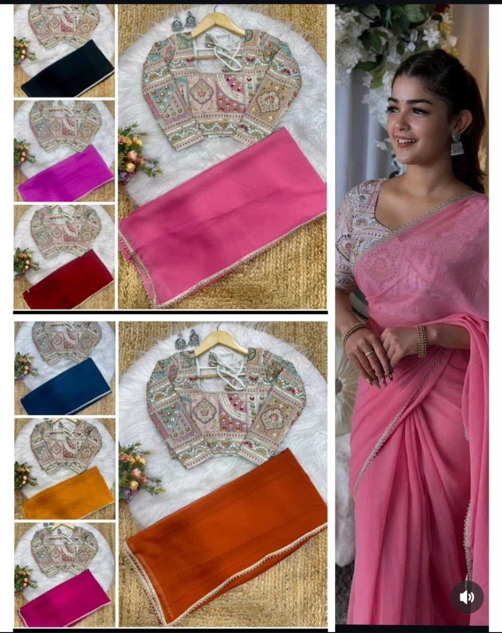 YNF Wholesale Georgette Georgette Sarees KESH509 REE | Surat Manufacturer