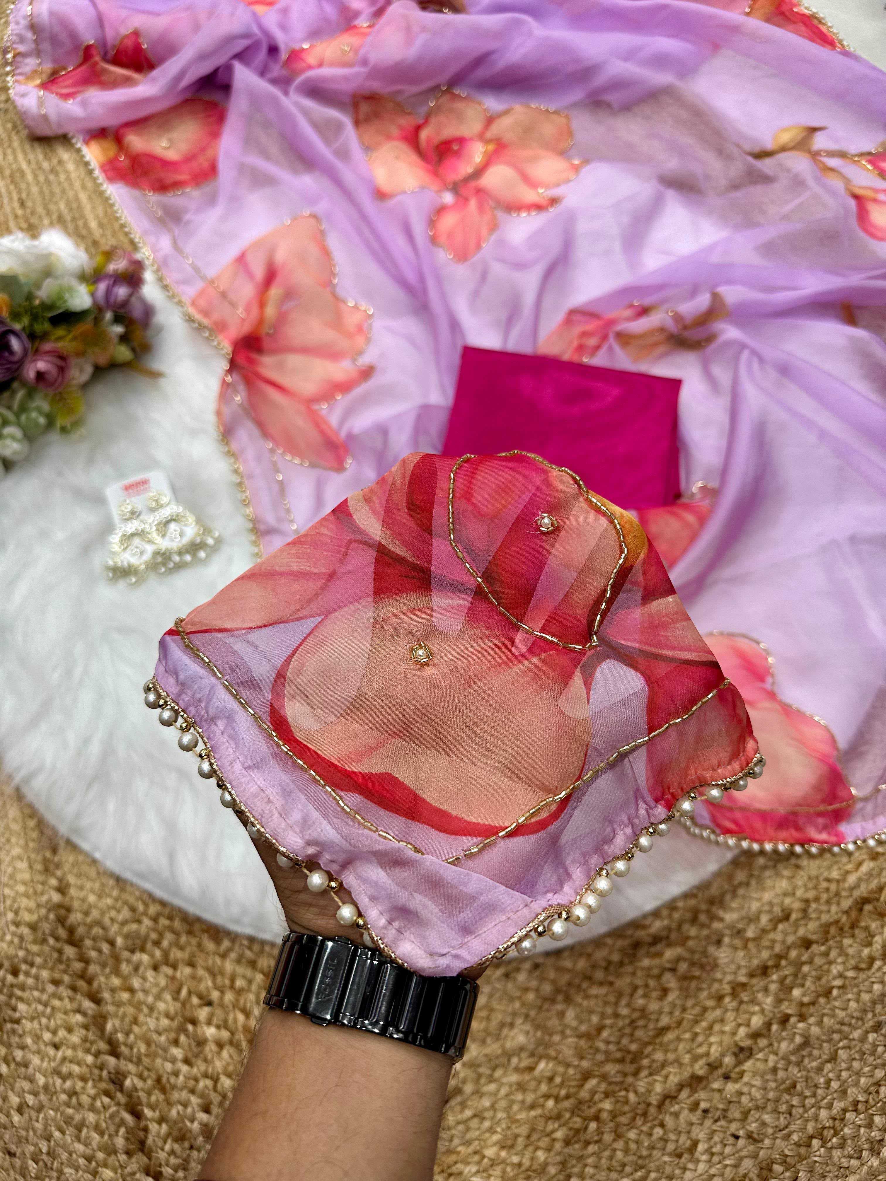 YNF Wholesale Tabby Silk Printed Sarees KESH509 Val | Surat Manufacturer
