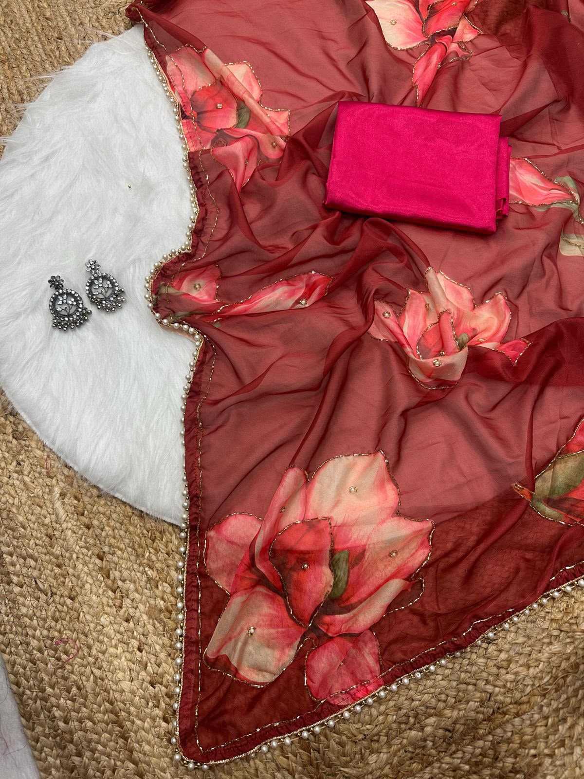 YNF Wholesale Tabby Silk Printed Sarees KESH509 Val | Surat Manufacturer