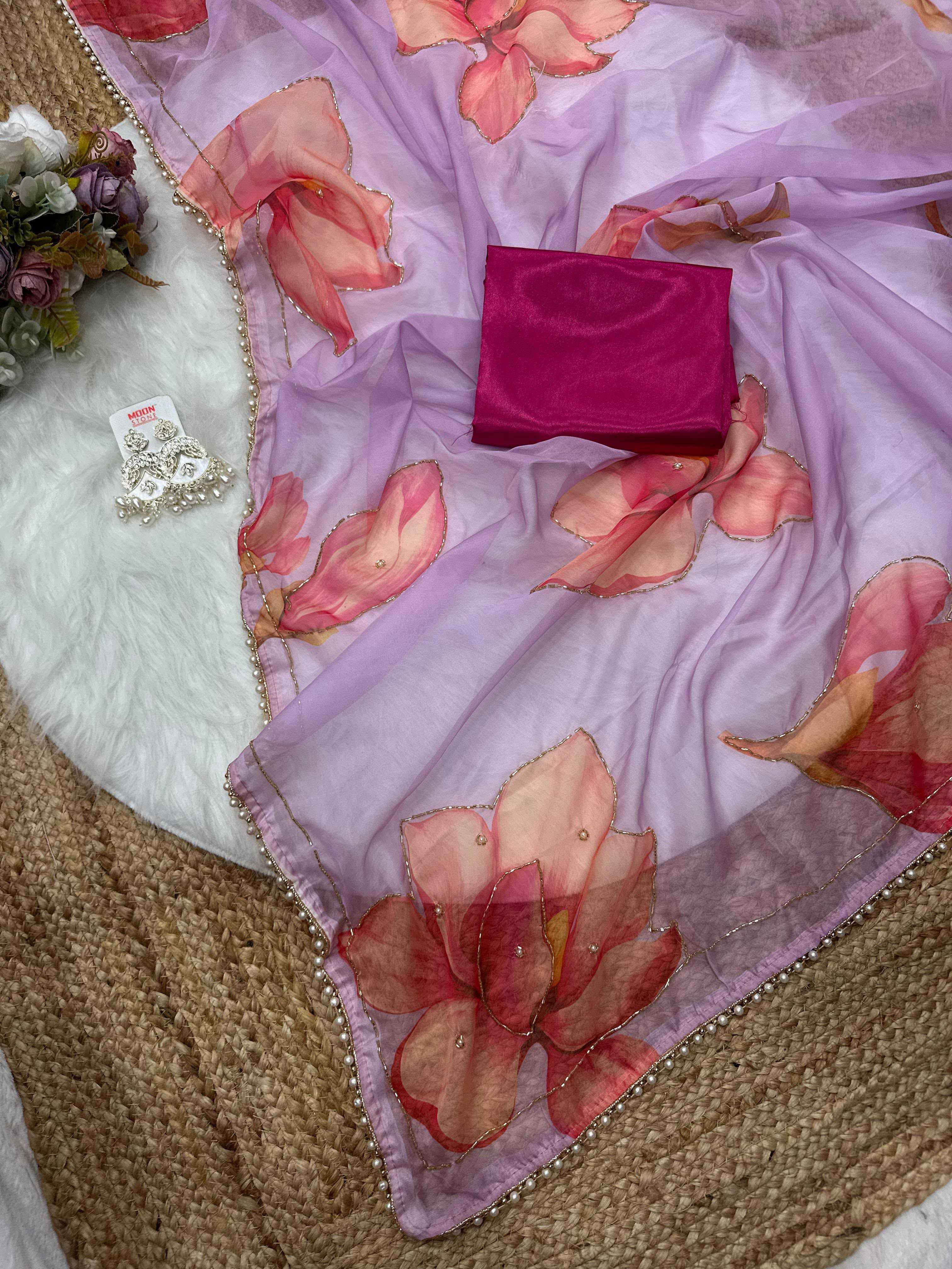 YNF Wholesale Tabby Silk Printed Sarees KESH509 Val | Surat Manufacturer