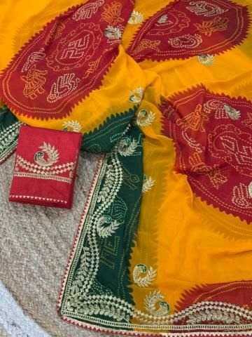YNF Wholesale Georgette Printed Sarees KESH511 1030 | Surat Manufacturer
