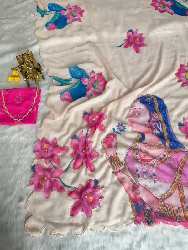 YNF Wholesale Georgette Fancy Sarees KESH518 4432 | Surat Manufacturer