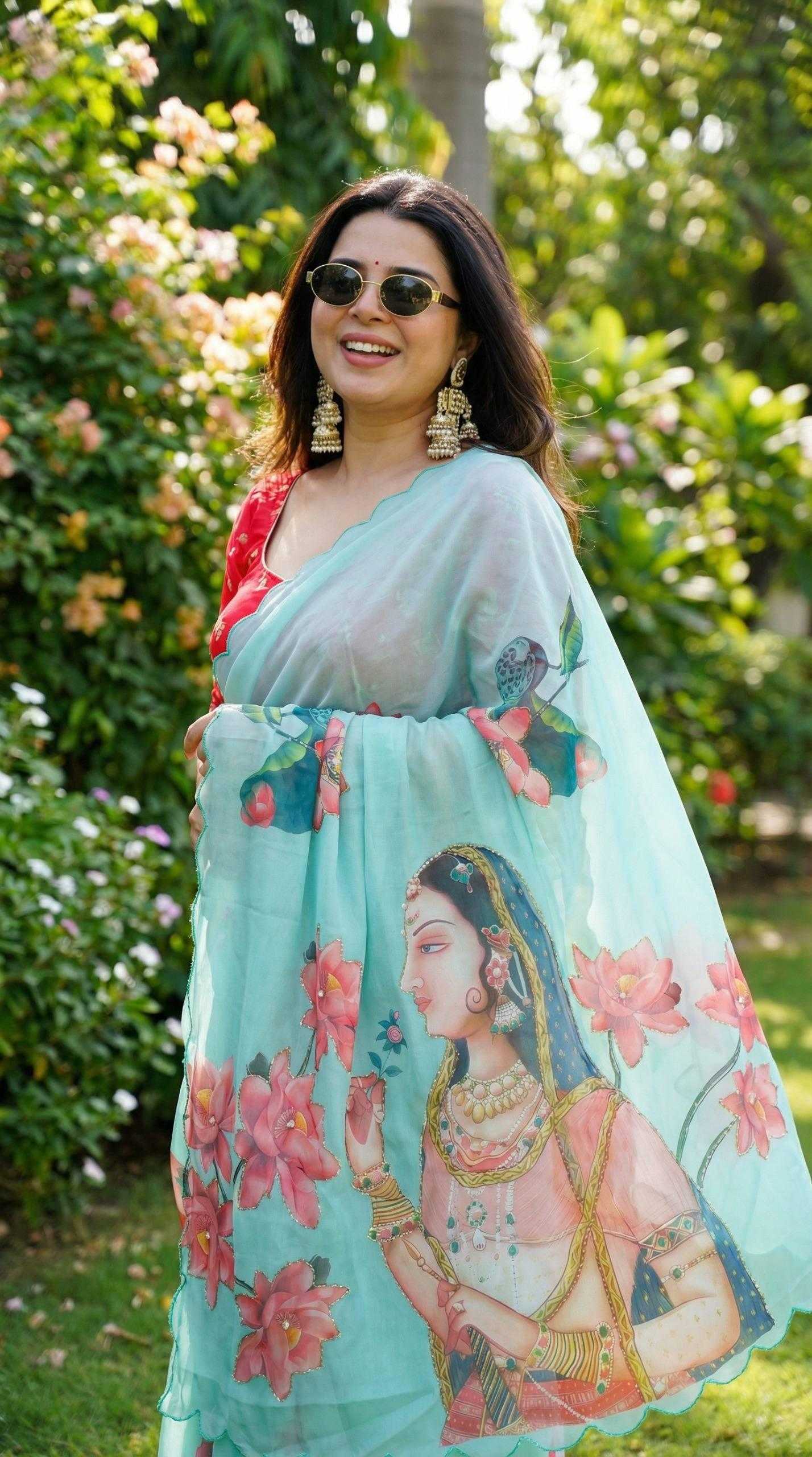 YNF Wholesale Georgette Fancy Sarees KESH518 4480 | Surat Manufacturer