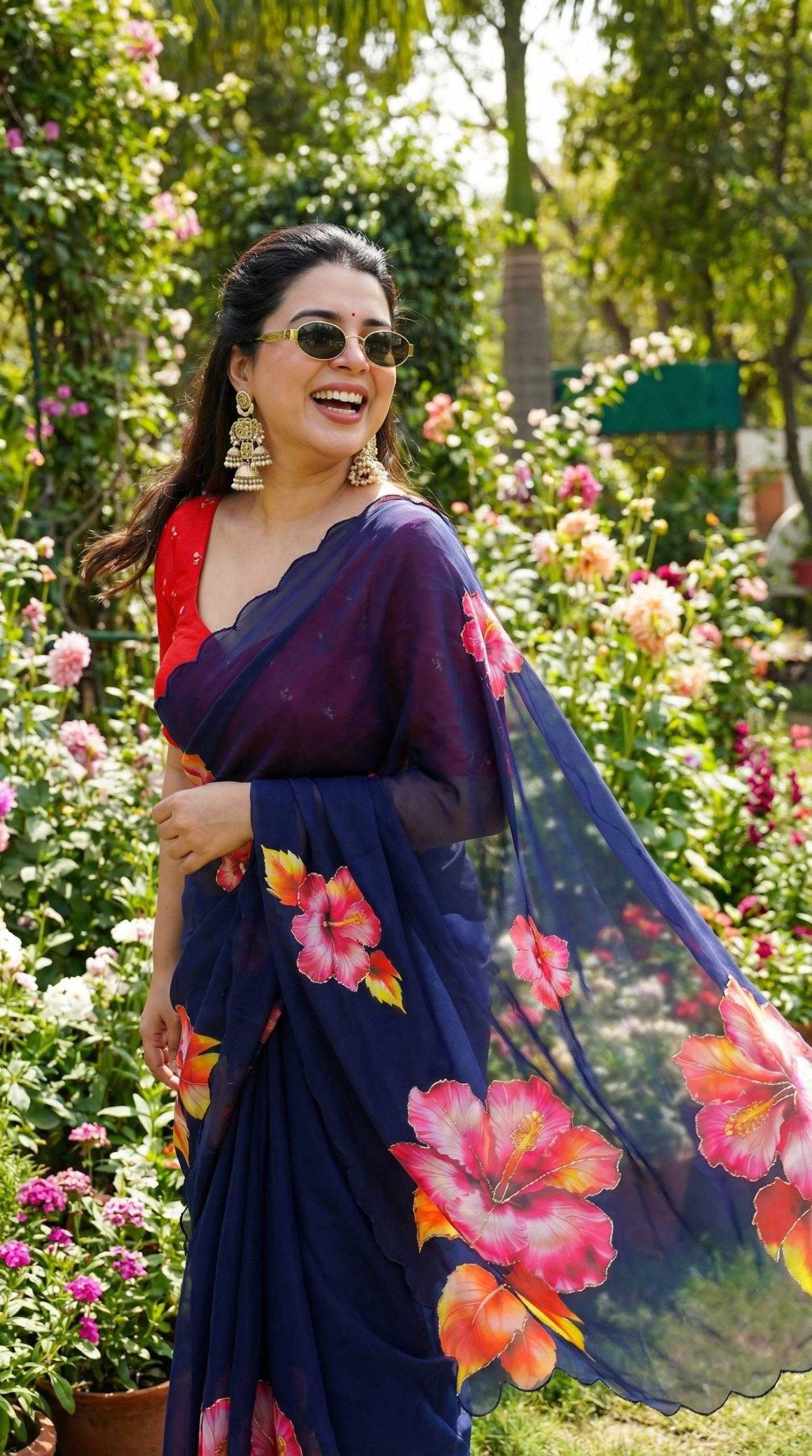 YNF Wholesale Georgette Fancy Sarees KESH518 4480 | Surat Manufacturer