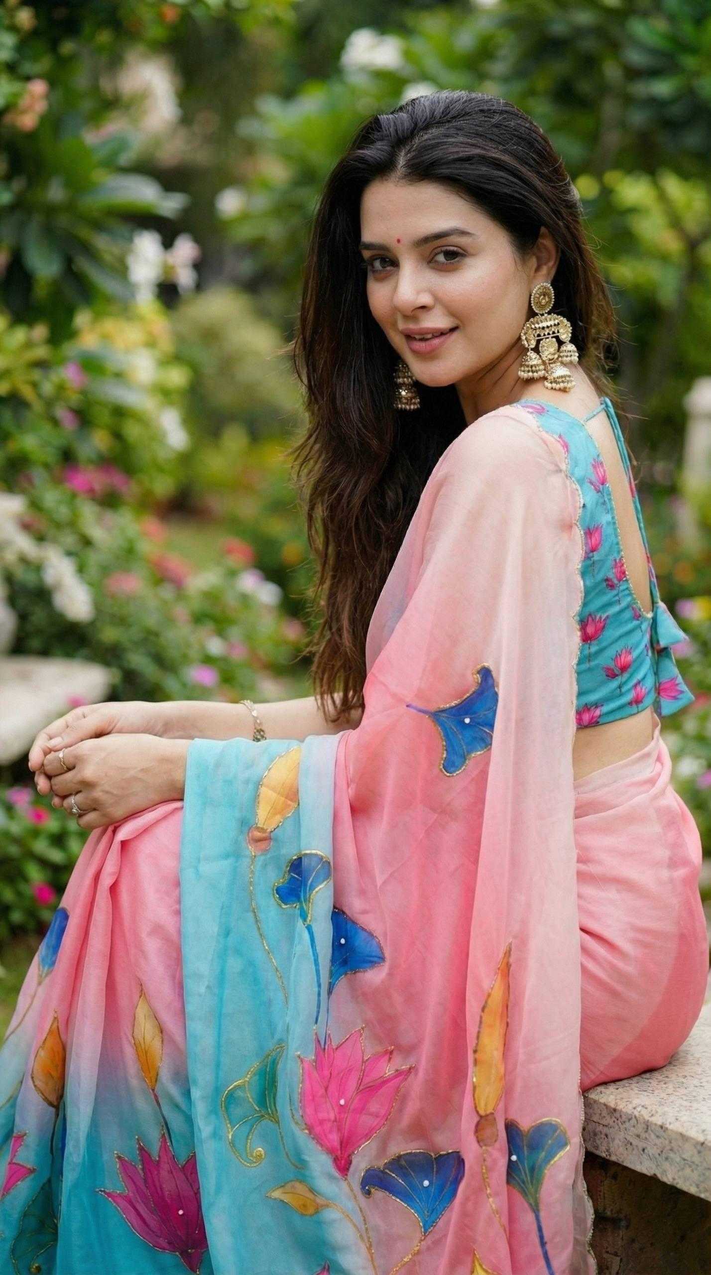 YNF Wholesale Georgette Fancy Sarees KESH518 4483 | Surat Manufacturer