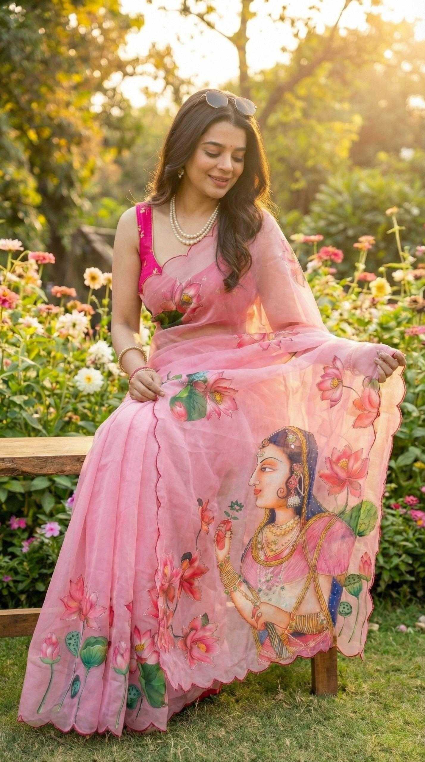 YNF Wholesale Georgette Fancy Sarees KESH518 4483 | Surat Manufacturer