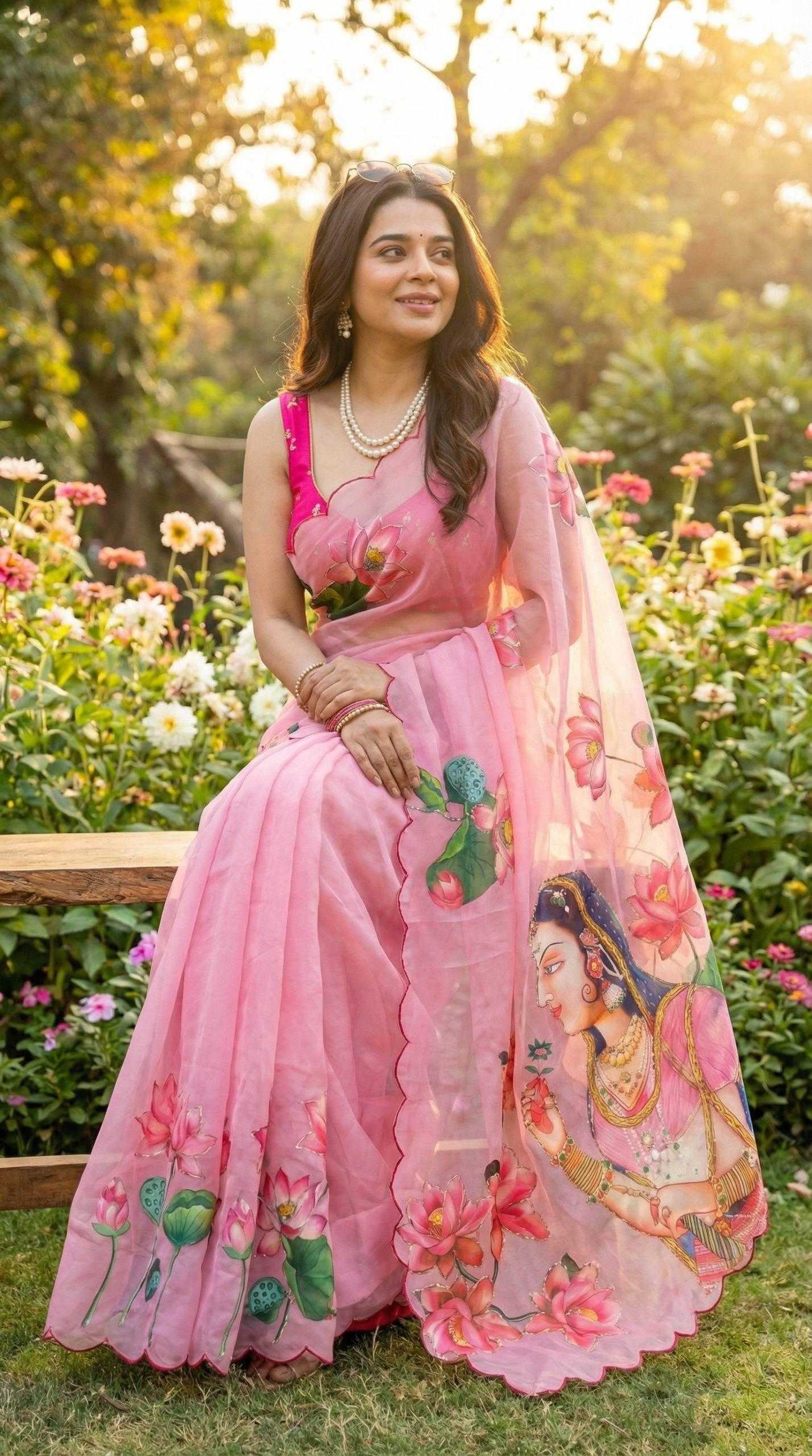 YNF Wholesale Georgette Fancy Sarees KESH518 4483 | Surat Manufacturer