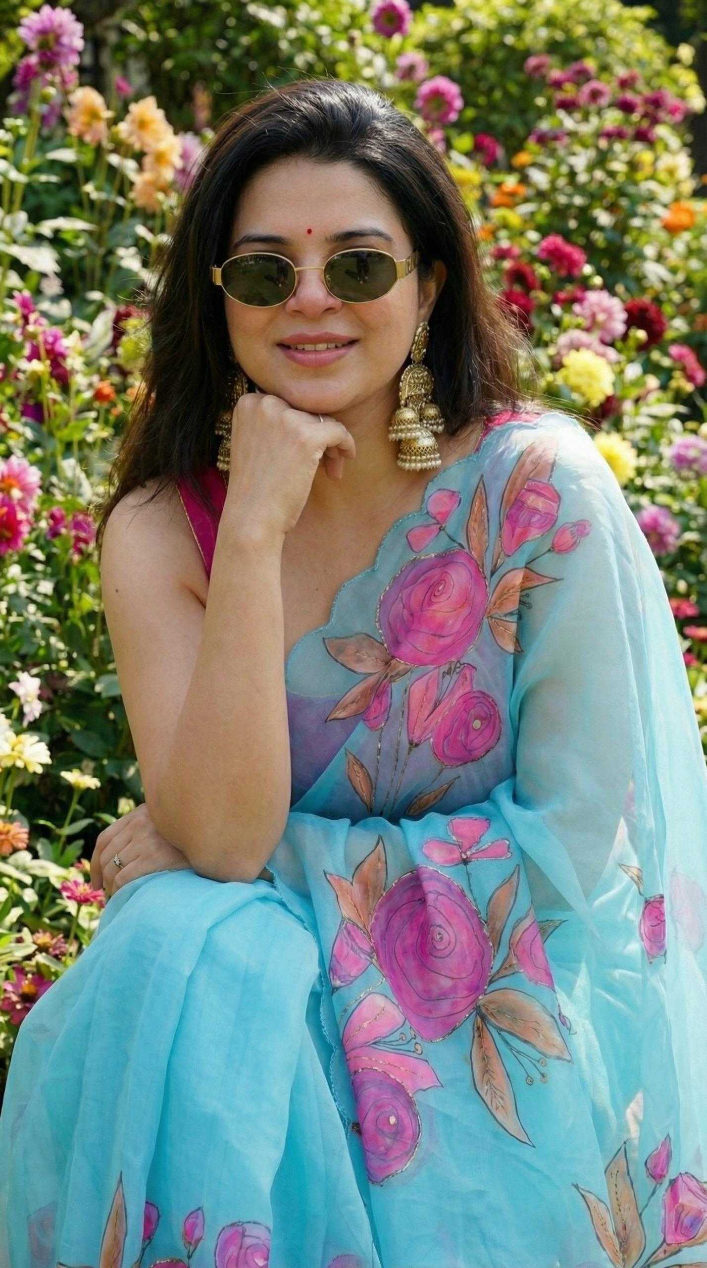 YNF Wholesale Georgette Fancy Sarees KESH518 4483 | Surat Manufacturer