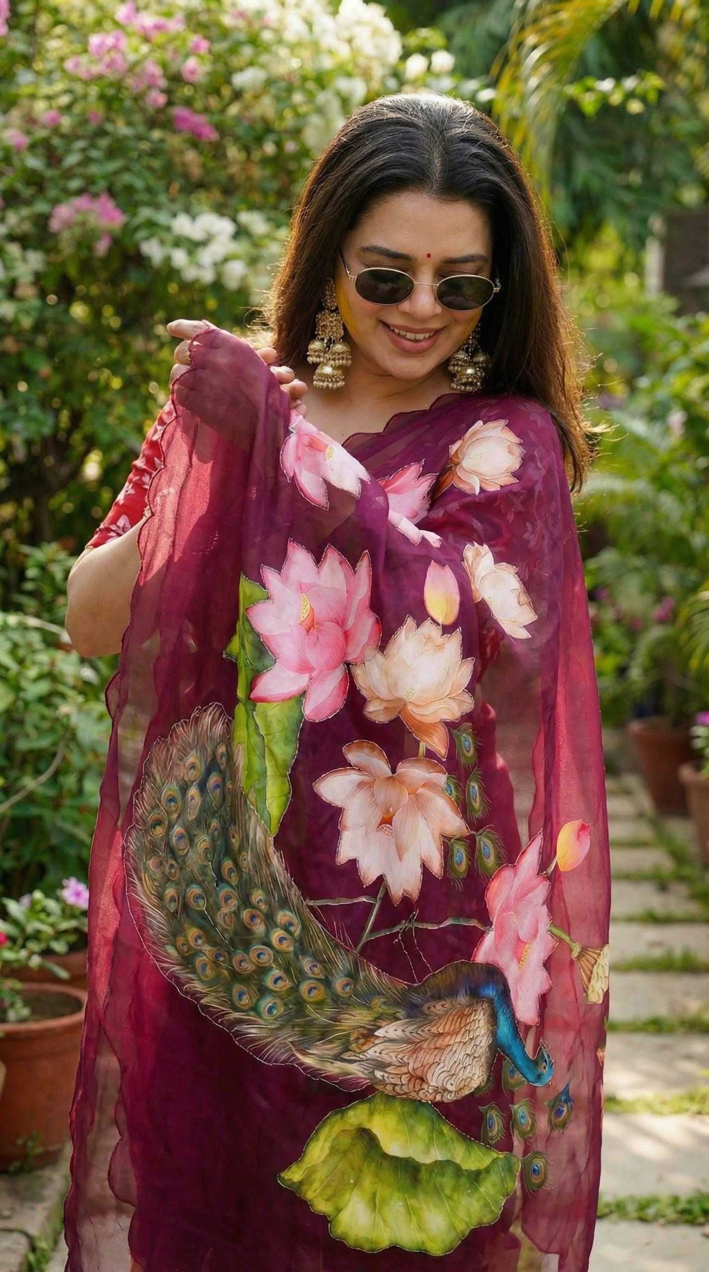 YNF Wholesale Georgette Fancy Sarees KESH518 4483 | Surat Manufacturer