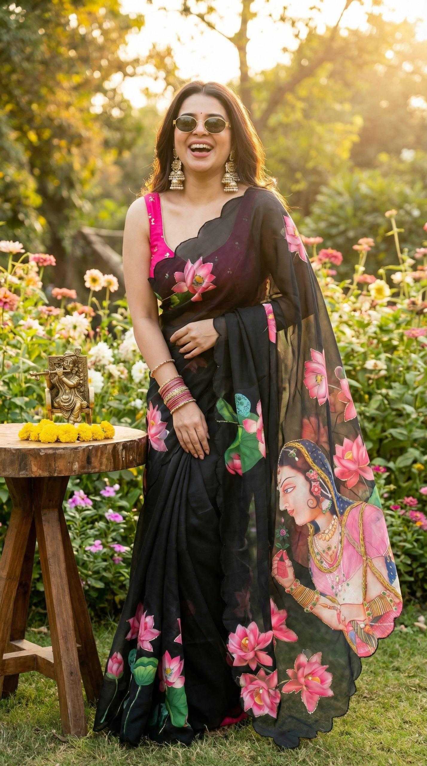 YNF Wholesale Georgette Fancy Sarees KESH518 4483 | Surat Manufacturer