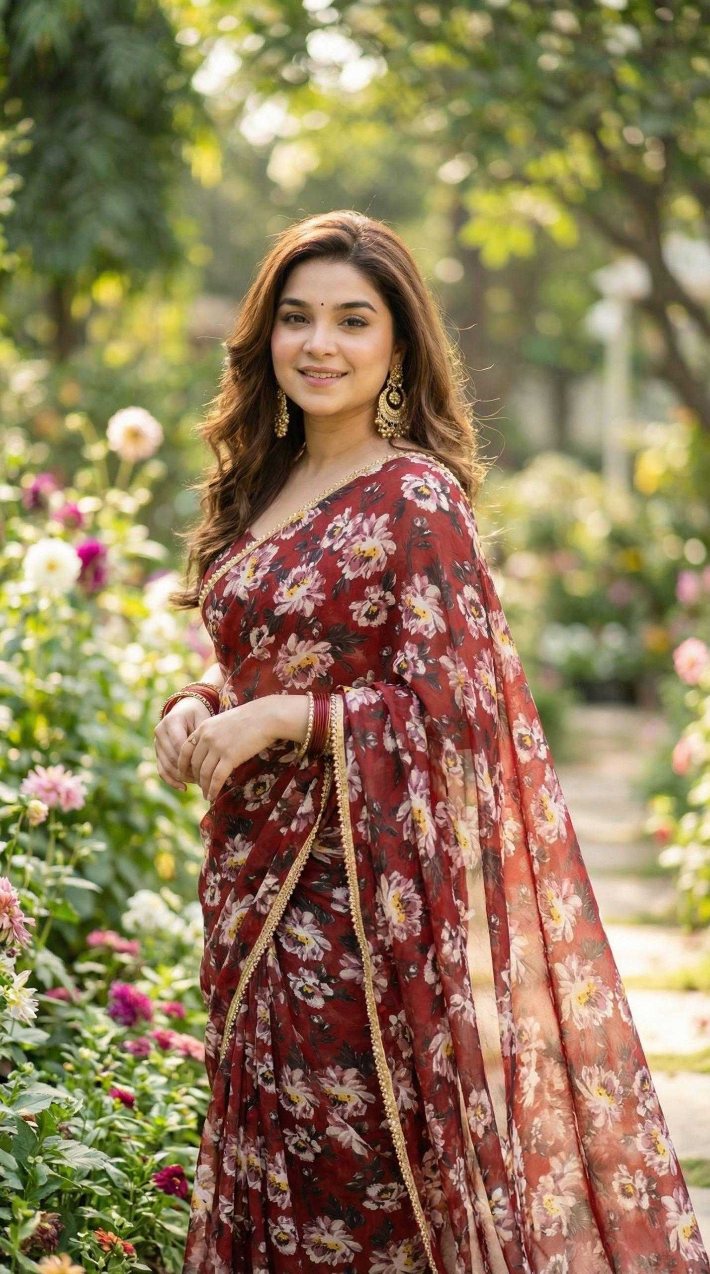YNF Wholesale Georgette Printed Sarees KESH518 4487 | Surat Manufacturer