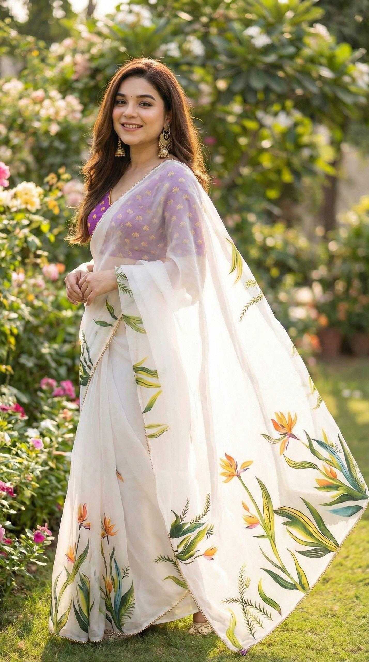 YNF Wholesale Georgette Printed Sarees KESH518 4487 | Surat Manufacturer