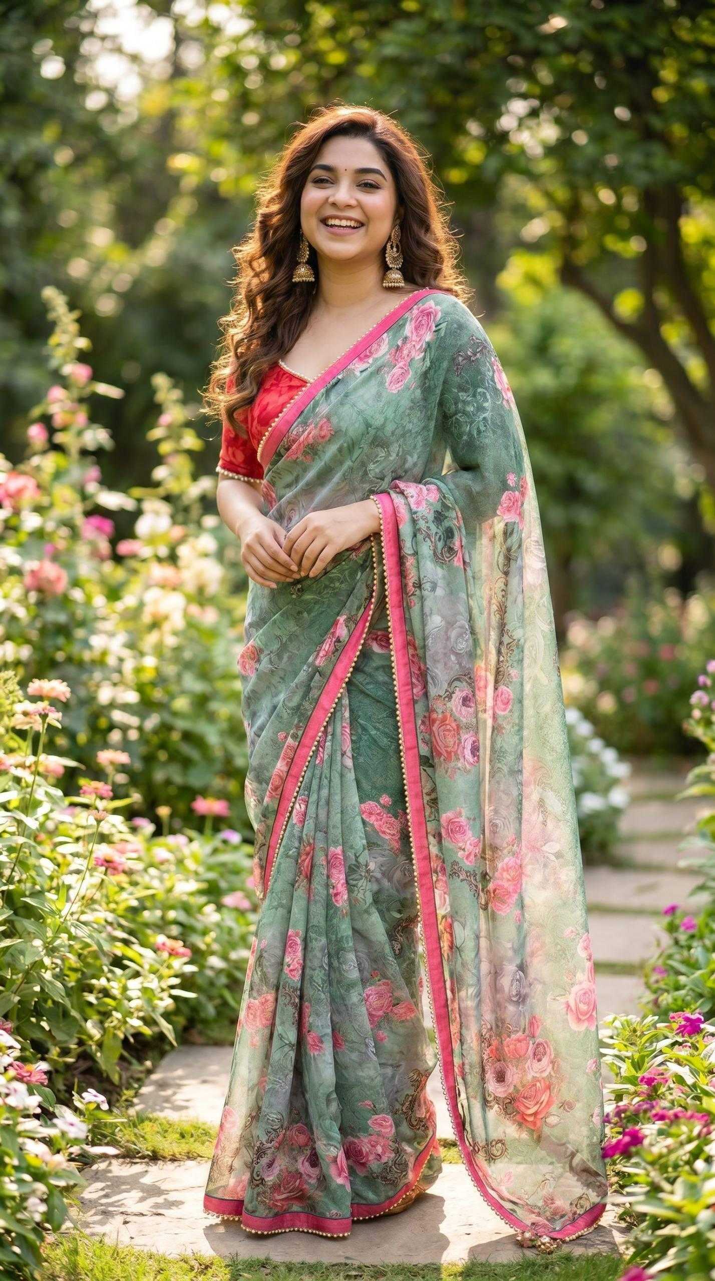YNF Wholesale Georgette Printed Sarees KESH518 4491 | Surat Manufacturer