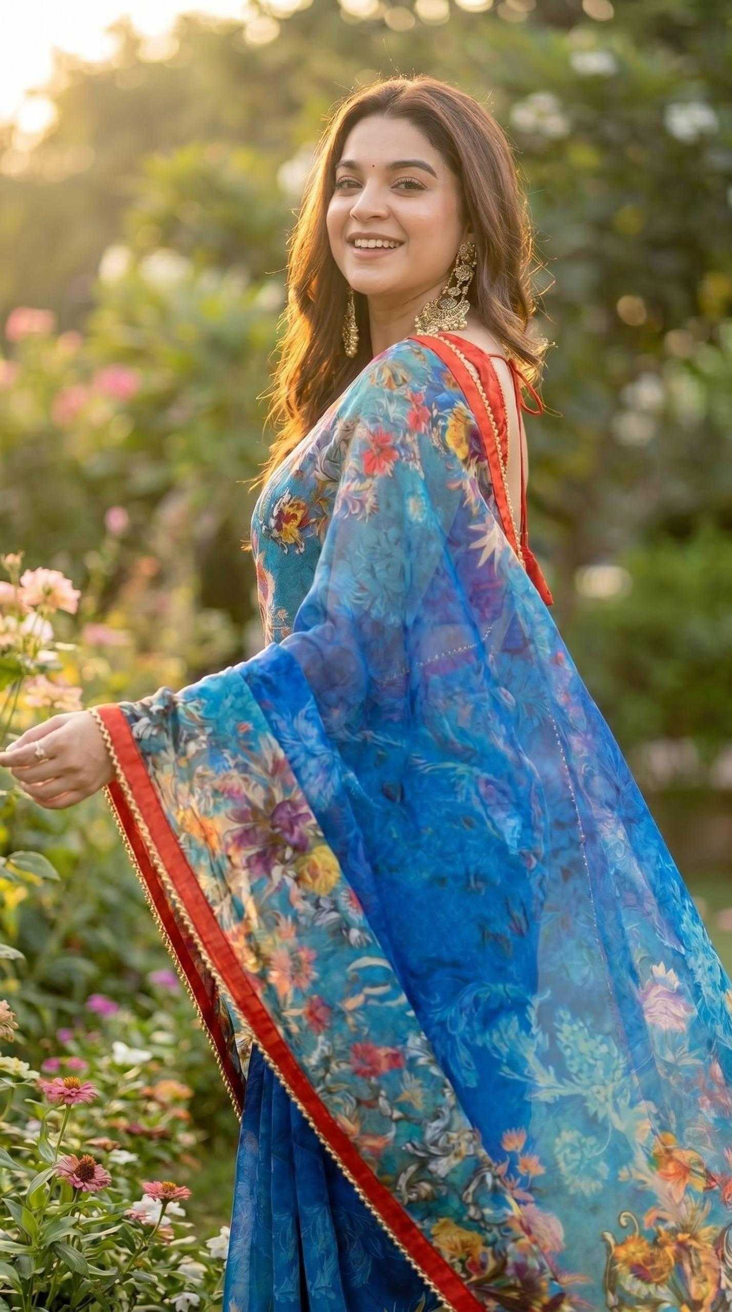 YNF Wholesale Georgette Printed Sarees KESH518 4491 | Surat Manufacturer
