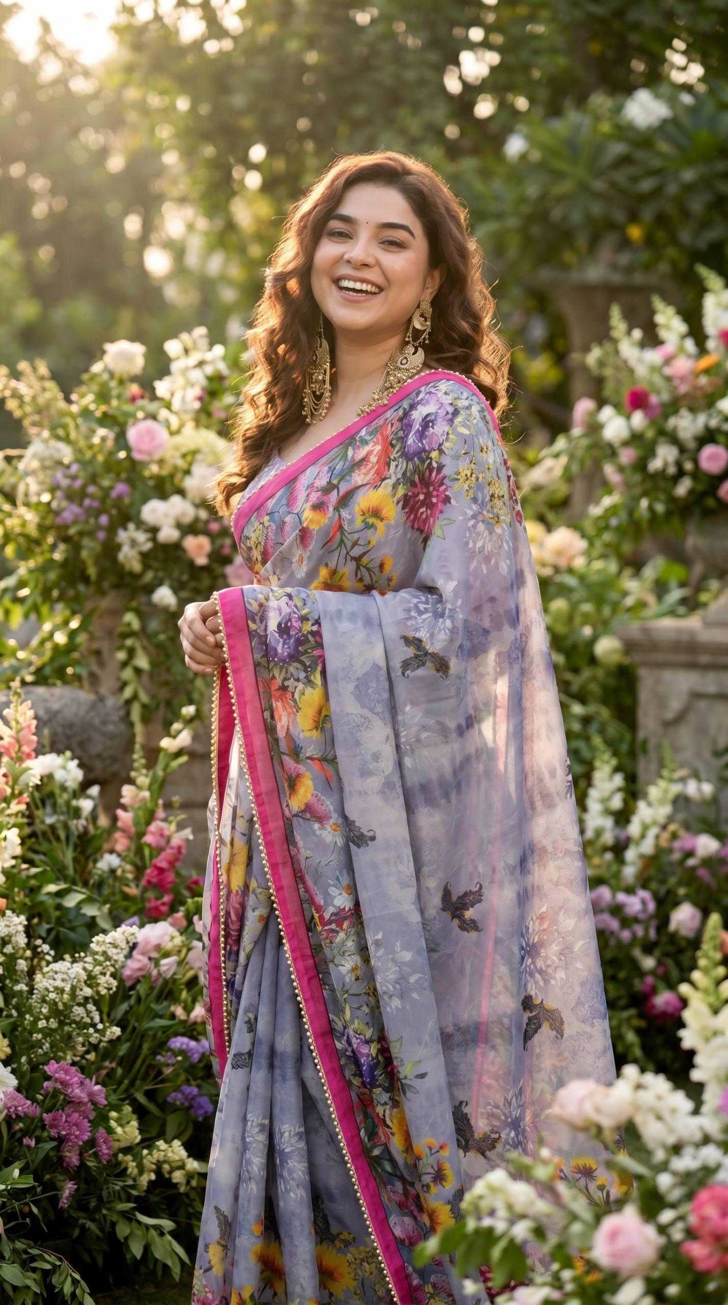 YNF Wholesale Georgette Printed Sarees KESH518 4491 | Surat Manufacturer