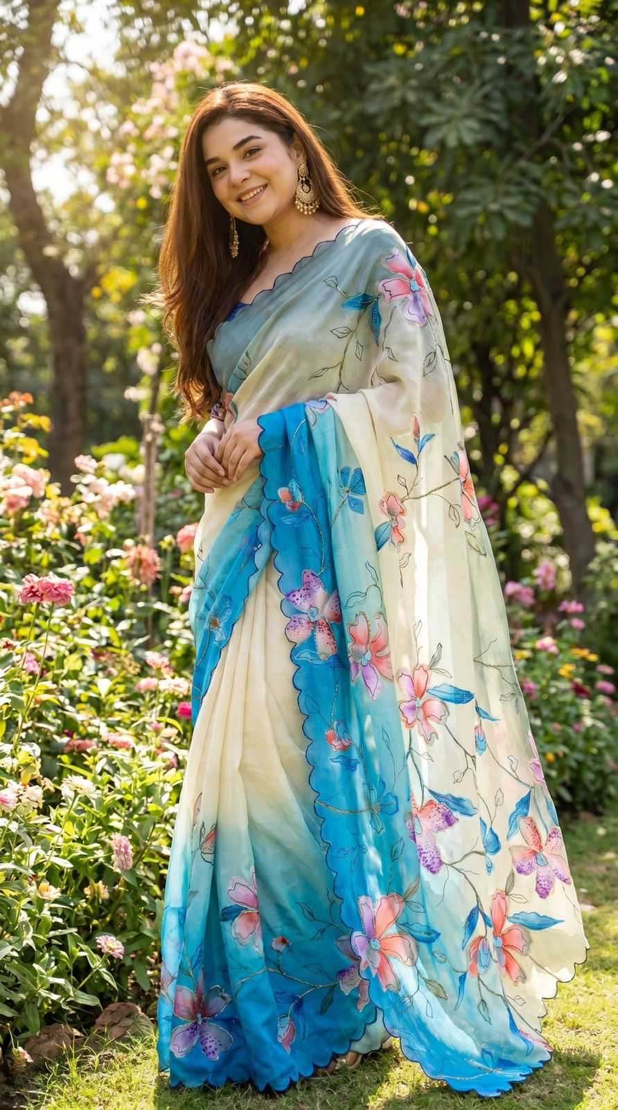 YNF Wholesale Georgette Designer Sarees KESH518 4495 | Surat Manufacturer