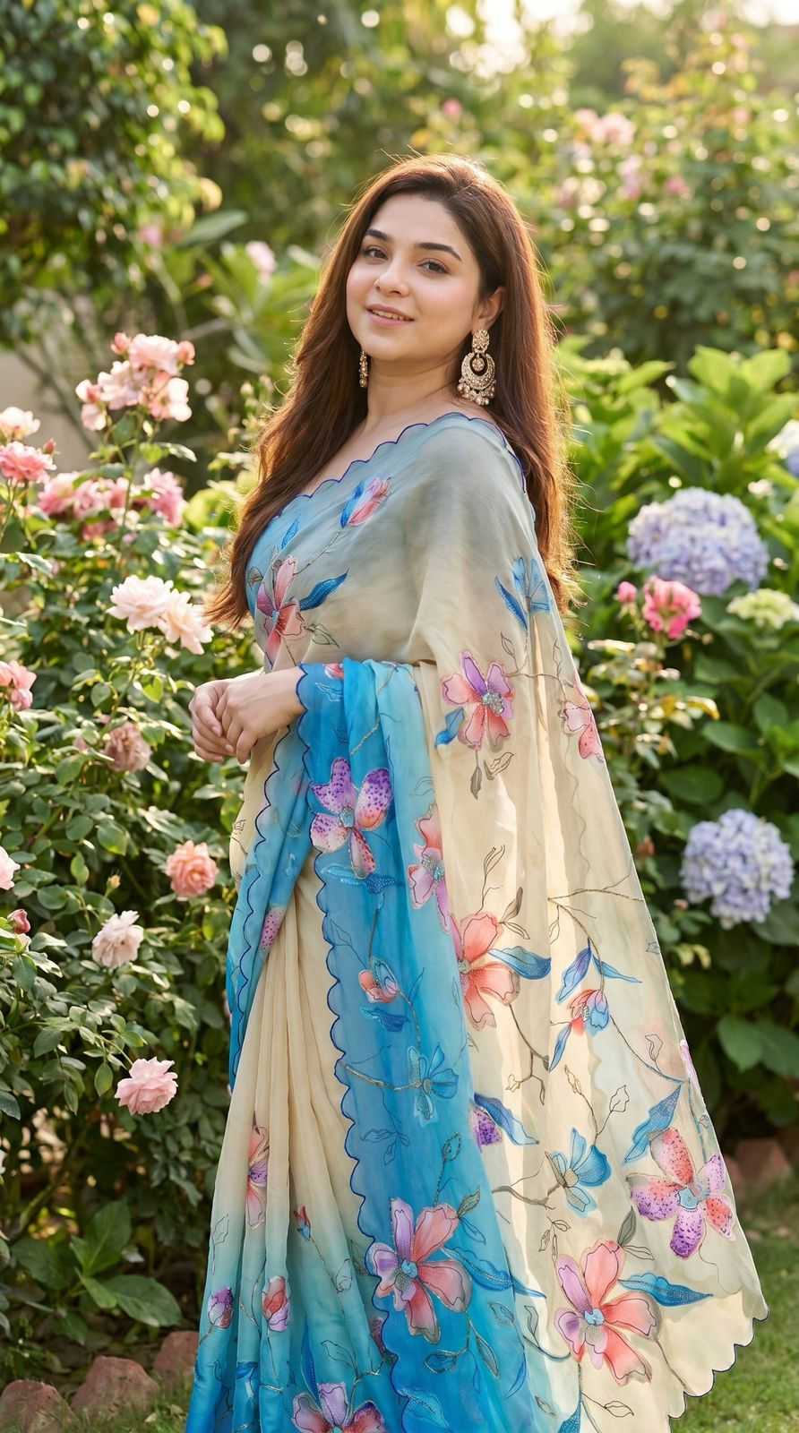 YNF Wholesale Georgette Designer Sarees KESH518 4495 | Surat Manufacturer