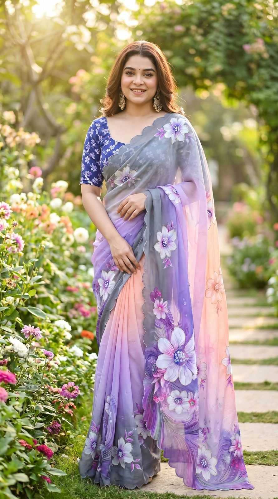 YNF Wholesale Georgette Designer Sarees KESH518 4495 | Surat Manufacturer