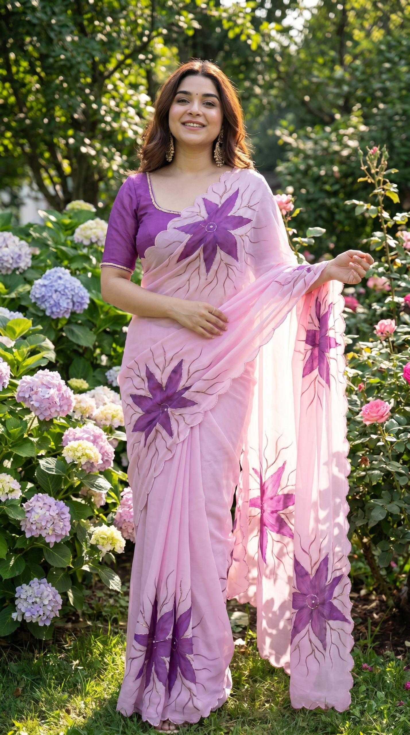 YNF Wholesale Georgette Fancy Sarees KESH518 4499 | Surat Manufacturer