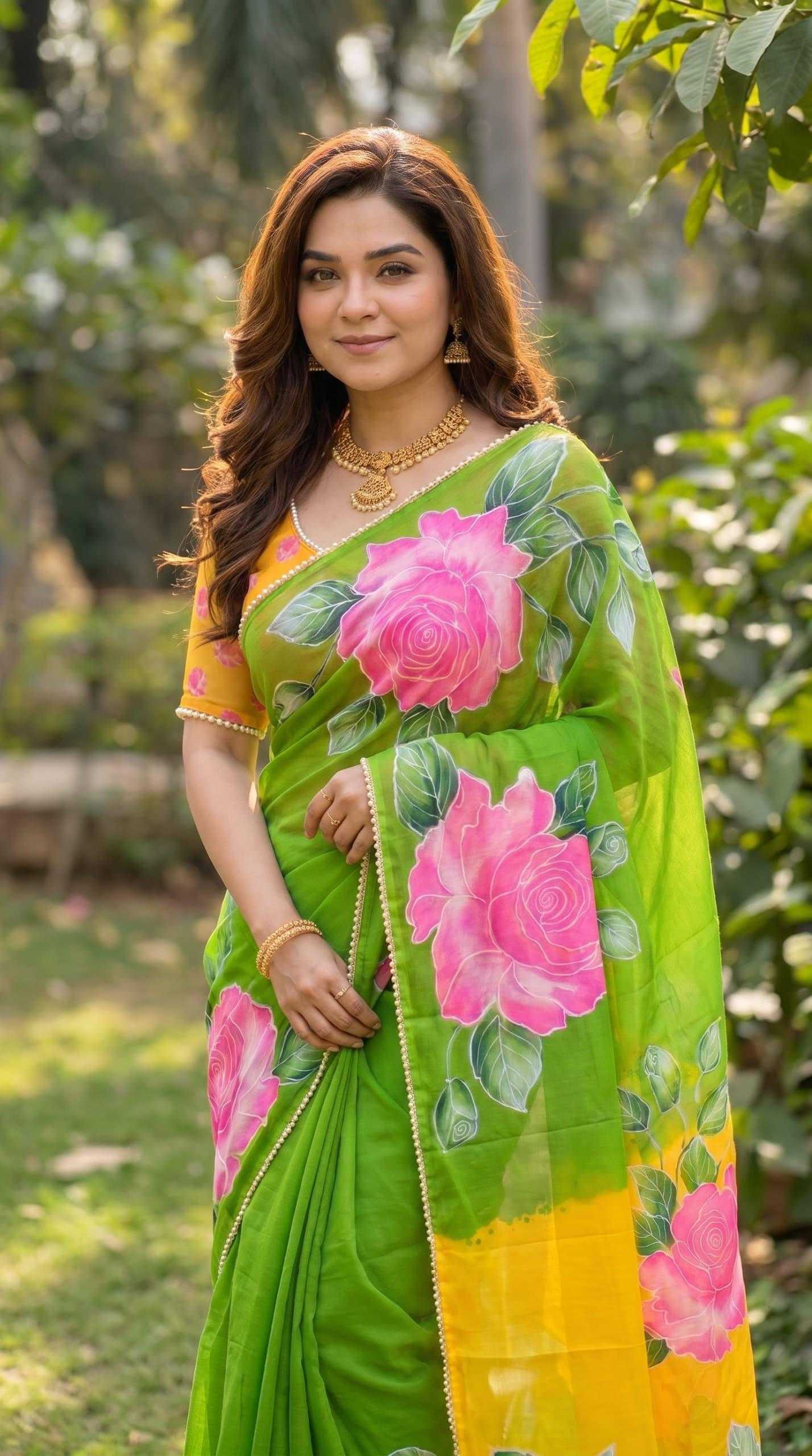 YNF Wholesale Georgette Printed Sarees KESH518 4514 | Surat Manufacturer