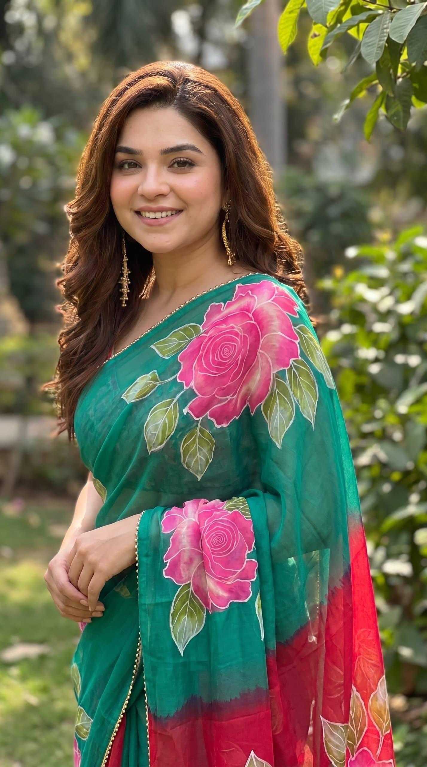 YNF Wholesale Georgette Printed Sarees KESH518 4514 | Surat Manufacturer