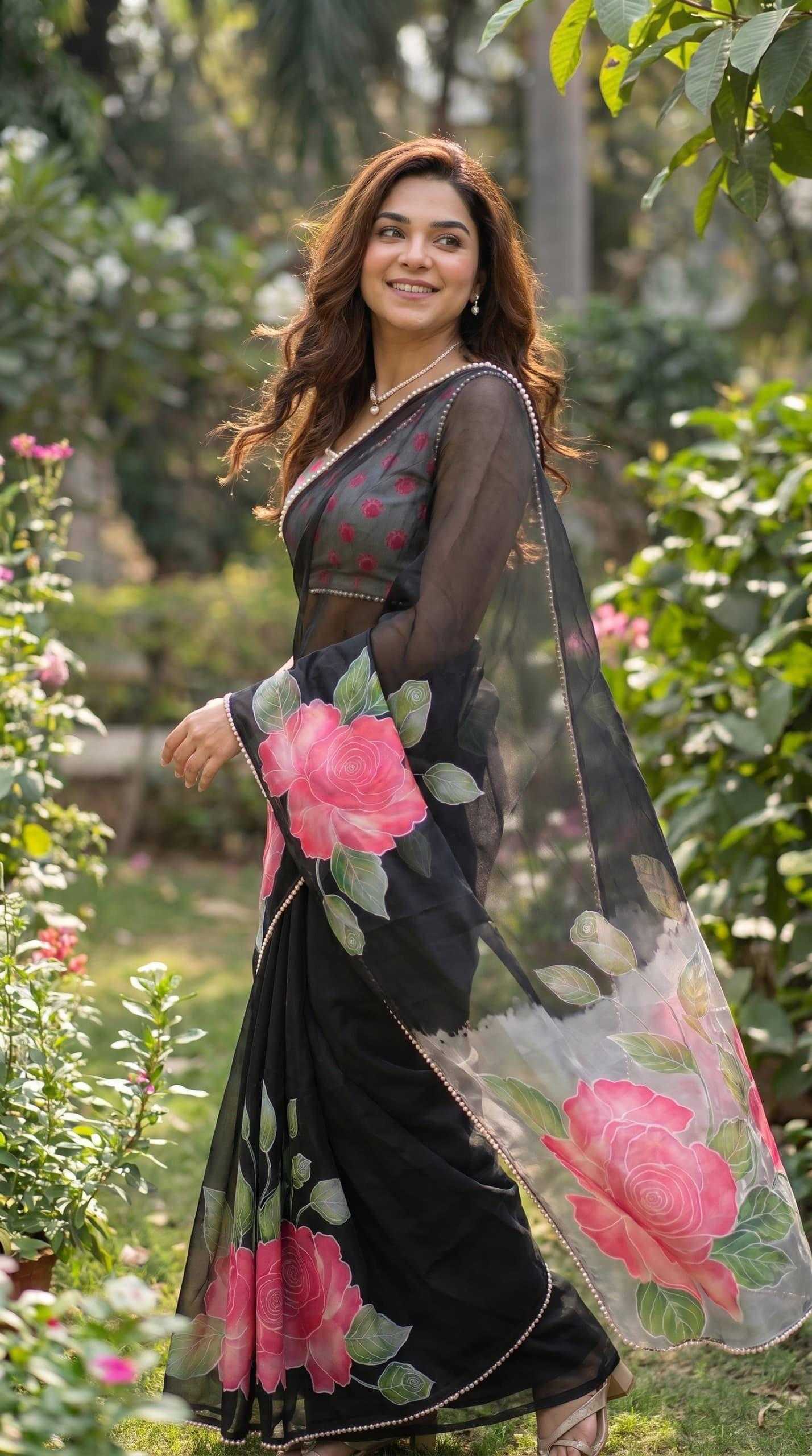 YNF Wholesale Georgette Printed Sarees KESH518 4514 | Surat Manufacturer