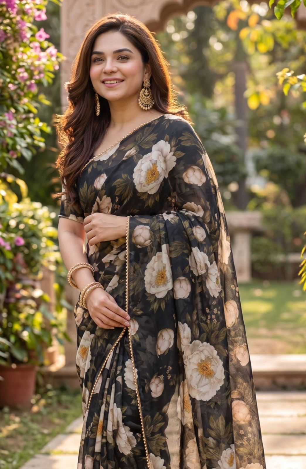 YNF Wholesale Georgette Printed Sarees KESH518 4522 | Surat Manufacturer