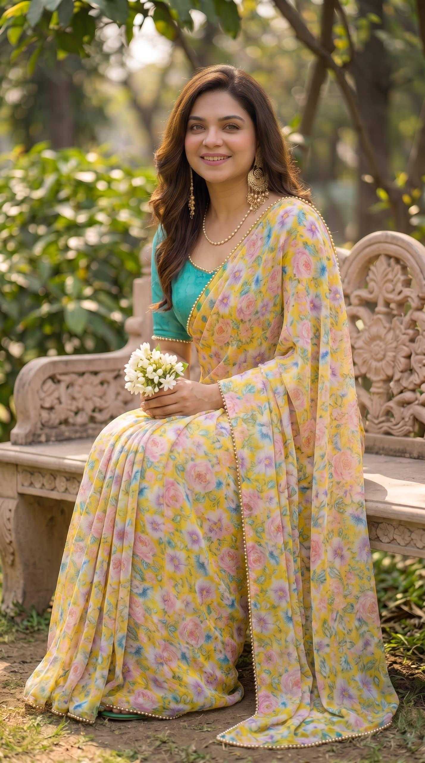 YNF Wholesale Georgette Printed Sarees KESH518 4522 | Surat Manufacturer