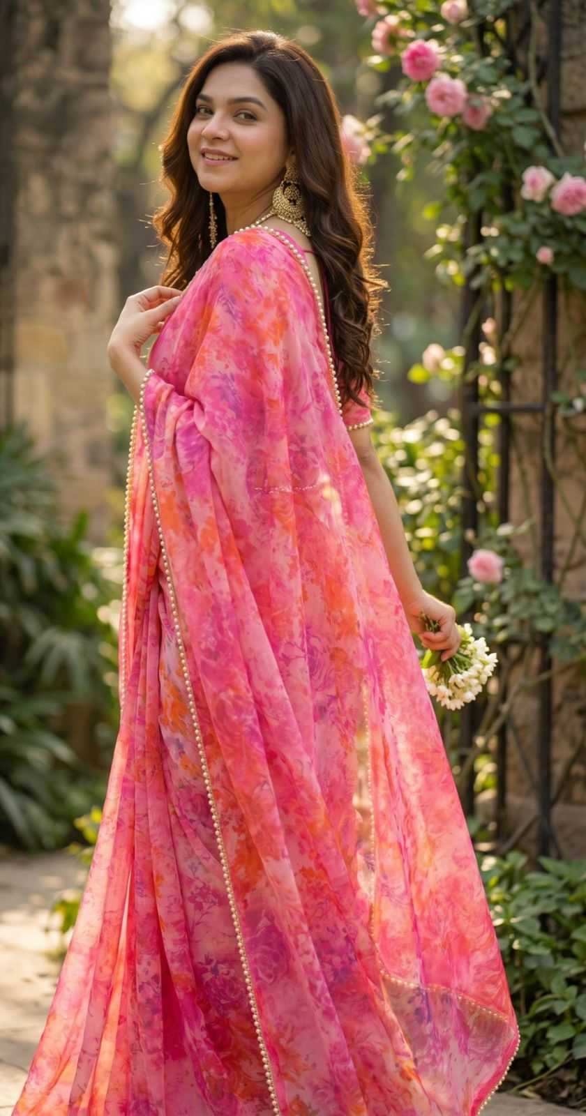 YNF Wholesale Georgette Printed Sarees KESH518 4522 | Surat Manufacturer