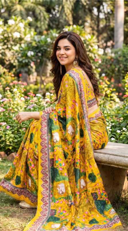 YNF Wholesale Chinon Silk Designer Sarees KESH518 4526 | Surat Manufacturer