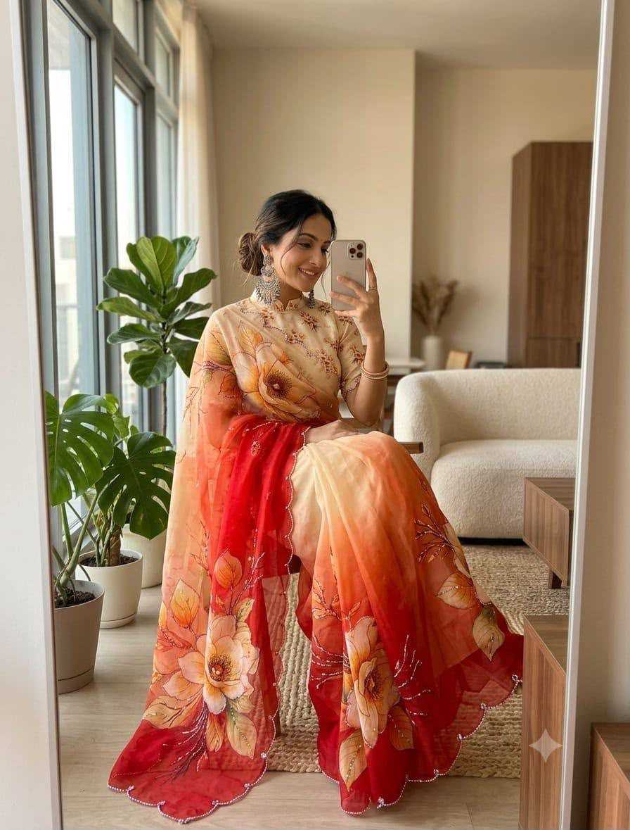 YNF Wholesale Chinon Designer Sarees KESH518 4527 | Surat Manufacturer