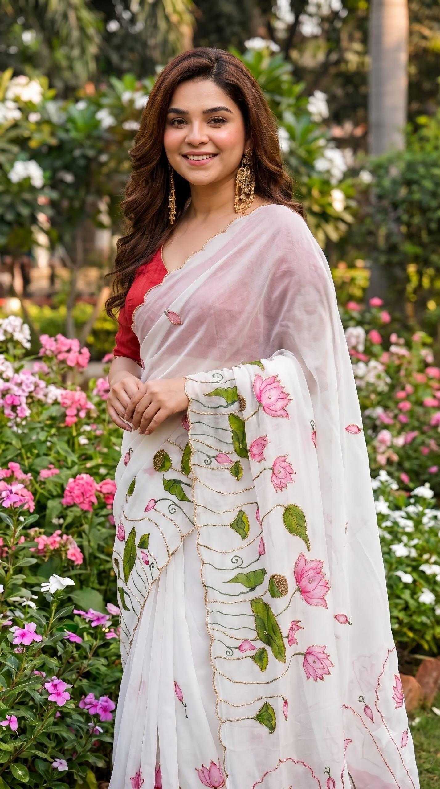 YNF Wholesale Georgette Printed Sarees KESH518 4528 | Surat Manufacturer