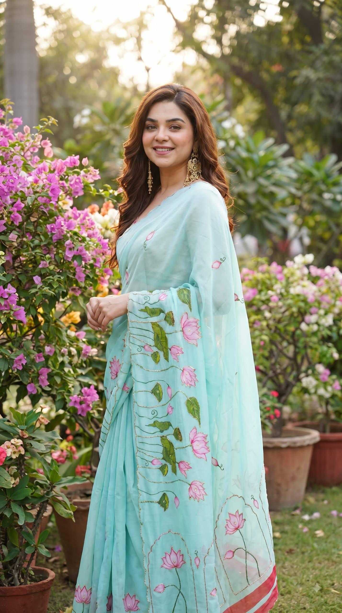 YNF Wholesale Georgette Printed Sarees KESH518 4528 | Surat Manufacturer