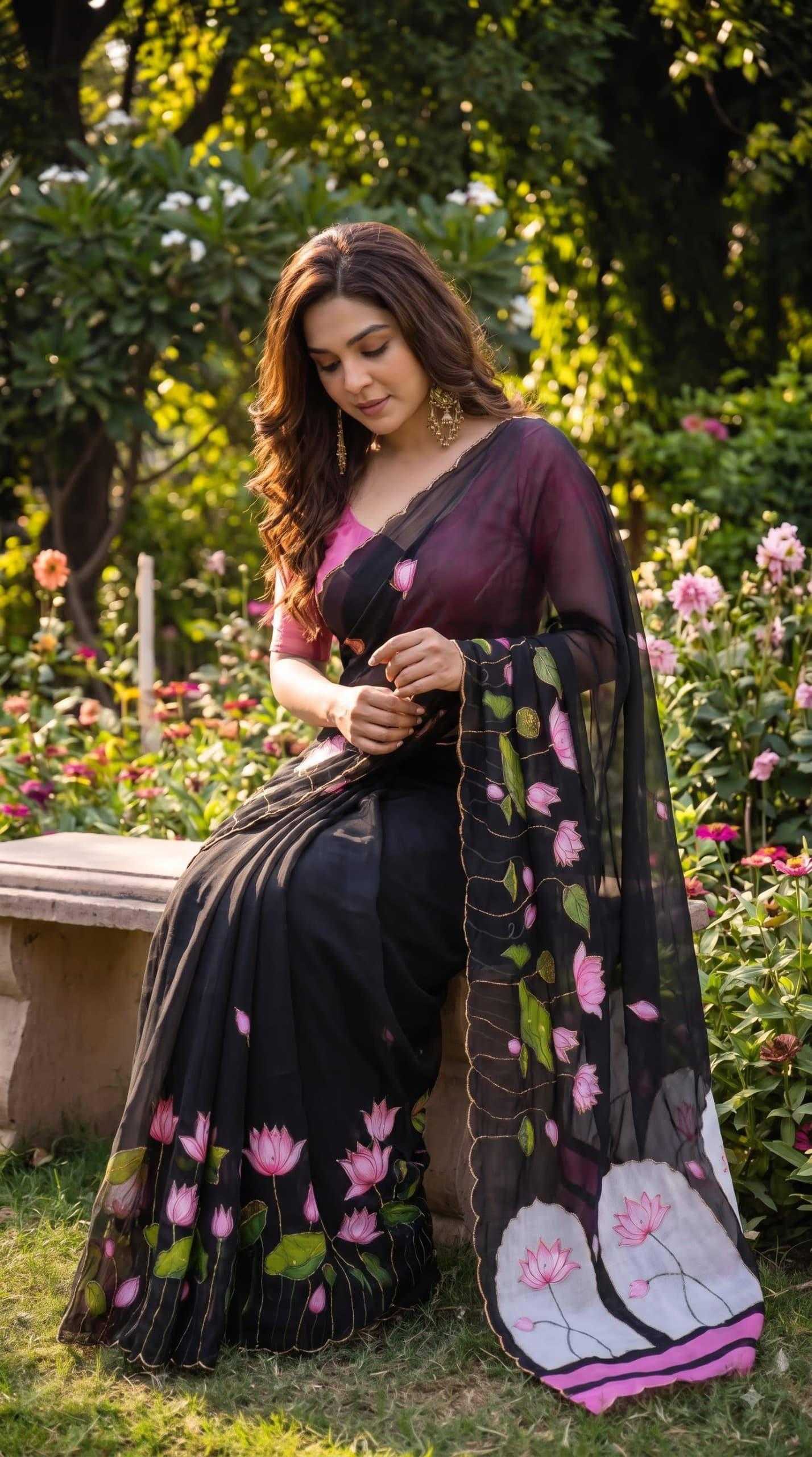 YNF Wholesale Georgette Printed Sarees KESH518 4528 | Surat Manufacturer