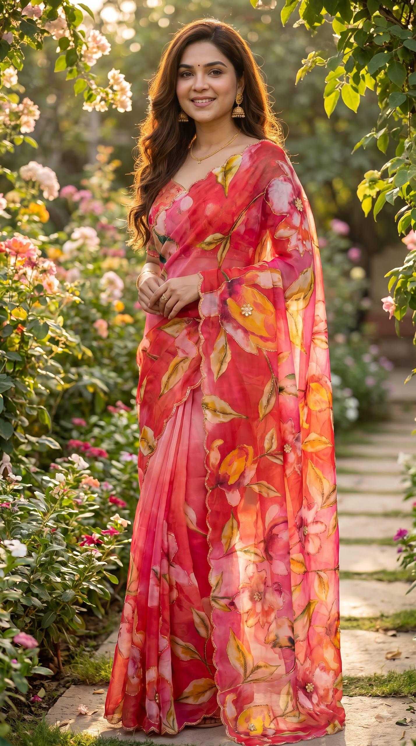 YNF Wholesale Georgette Georgette Sarees KESH518 4529 | Surat Manufacturer
