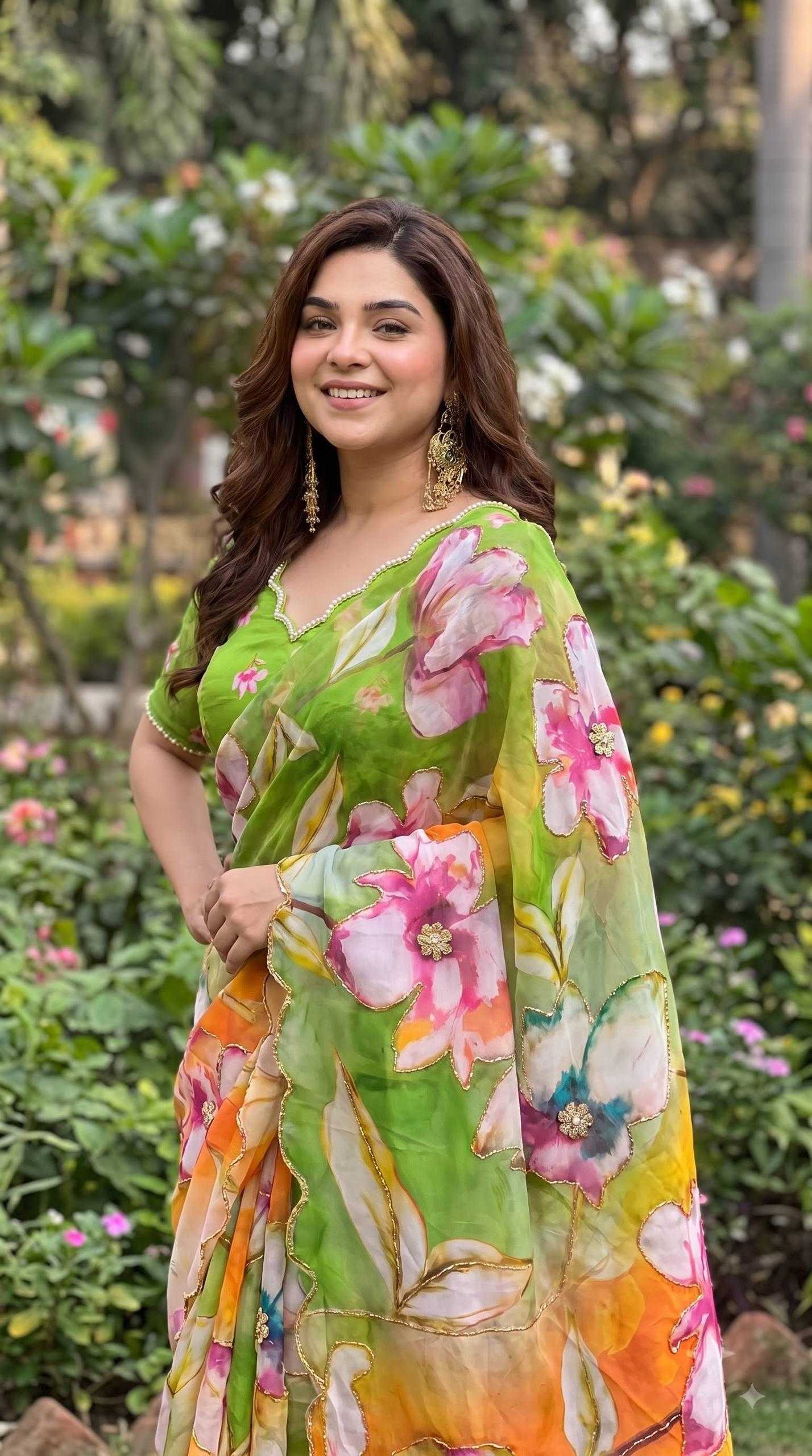 YNF Wholesale Georgette Georgette Sarees KESH518 4529 | Surat Manufacturer