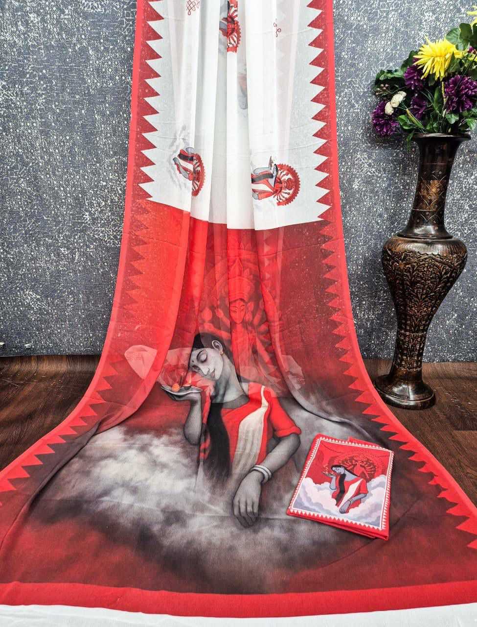 YNF Wholesale Georgette Printed Sarees KESH518 4530 | Surat Manufacturer