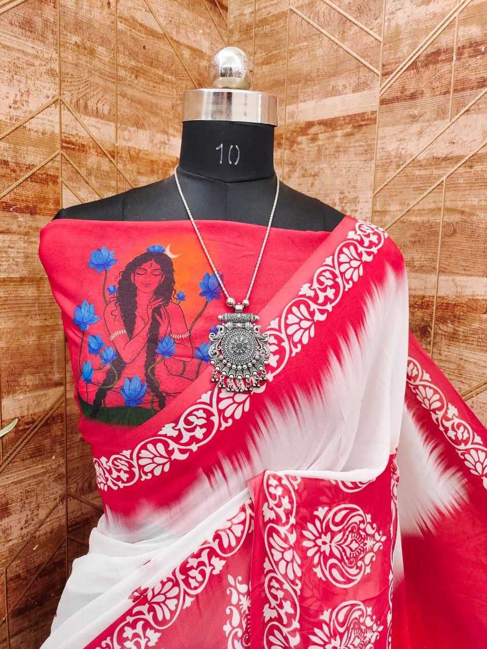 YNF Wholesale Georgette Printed Sarees KESH518 4530 | Surat Manufacturer