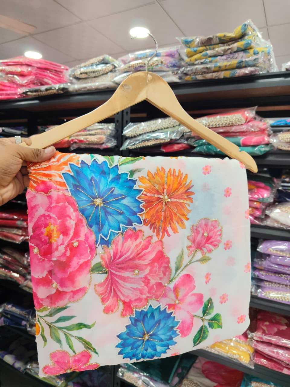 YNF Wholesale Georgette Printed Sarees KESH518 4534 | Surat Manufacturer