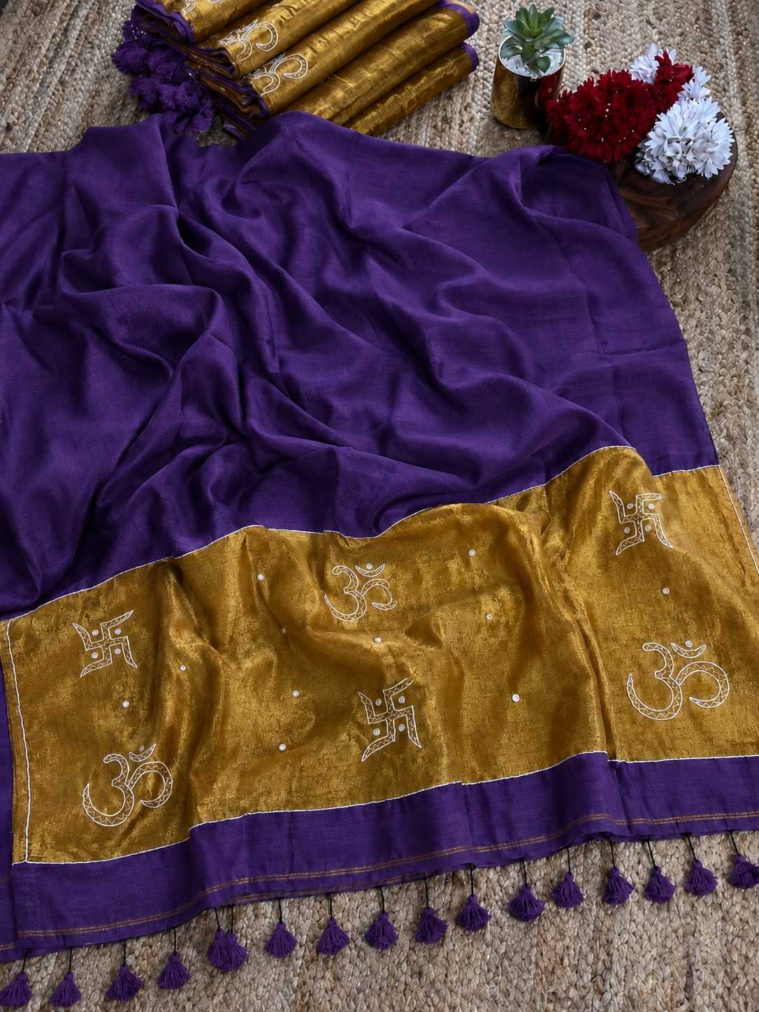 YNF Wholesale Pure Cotton Designer Sarees KESH525 SWASTIK | Surat Manufacturer