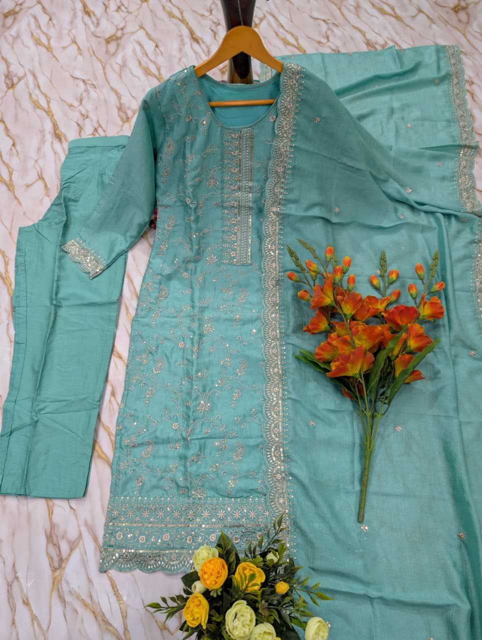 YNF Wholesale Vichitra Silk Designer Kurtis KESH529 ANIKA | Surat Manufacturer