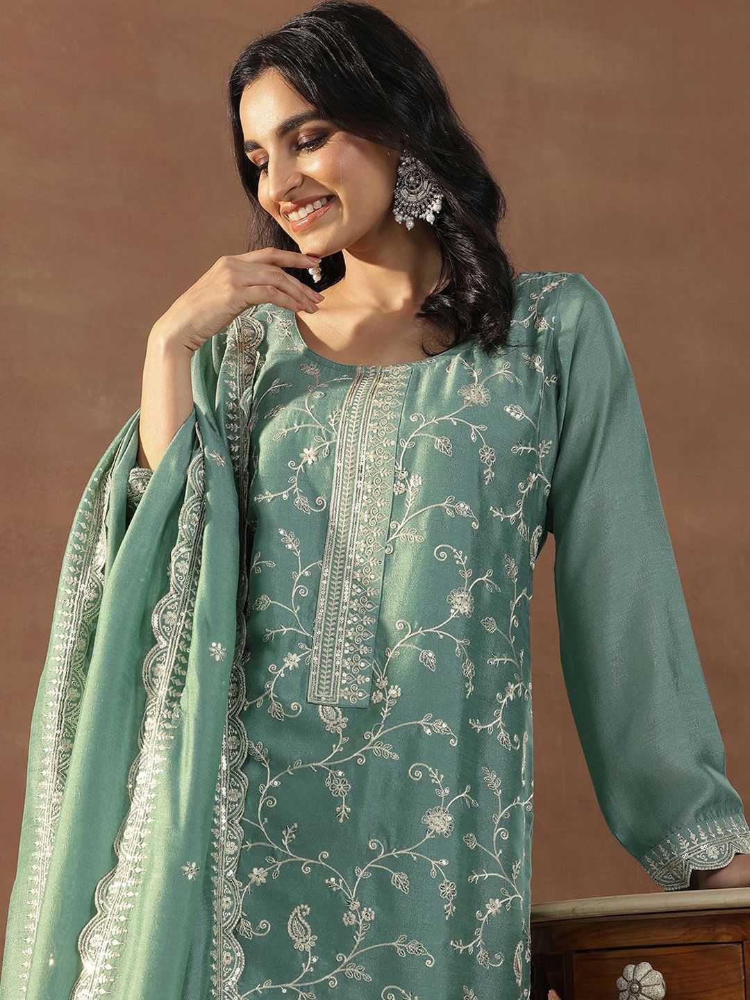 YNF Wholesale Vichitra Silk Designer Kurtis KESH529 ANIKA | Surat Manufacturer
