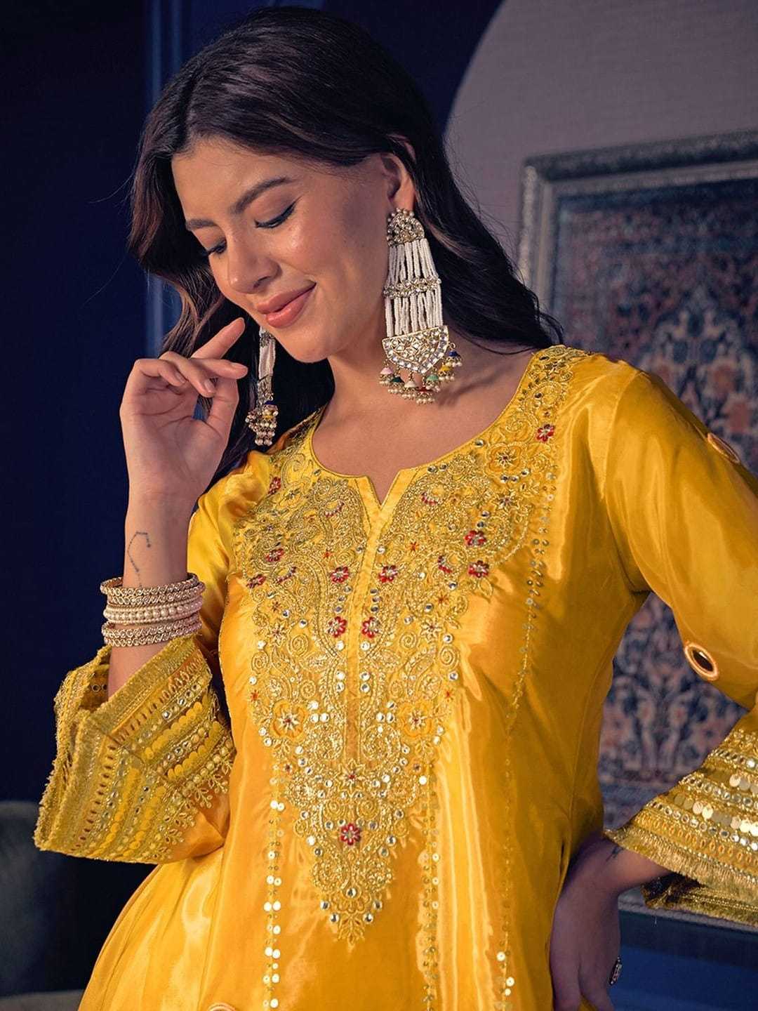 YNF Wholesale Pure Silk Short Kurtis KESH529 JELINA | Surat Manufacturer